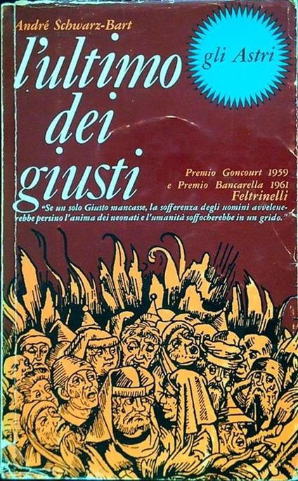 L' ultimo dei giusti - André Schwarz Bart - copertina