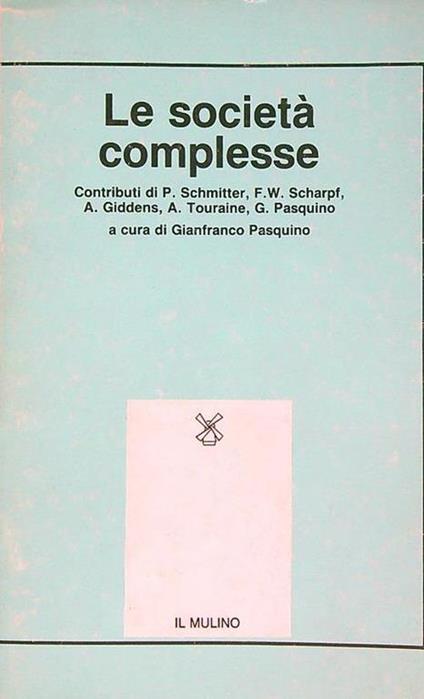 Le società complesse - Gianfranco Pasquino - copertina