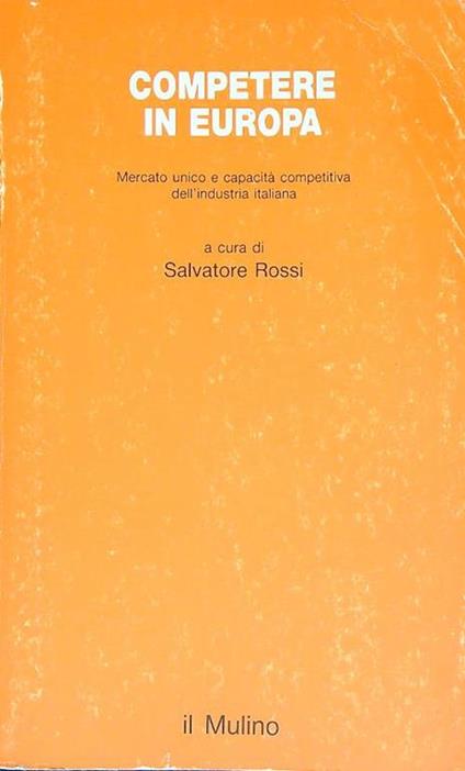 Competere in Europa - Salvatore Rossi - copertina