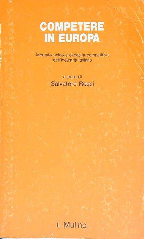 Competere in Europa - Salvatore Rossi - copertina