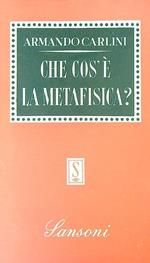 Che cos'è la metafisica?