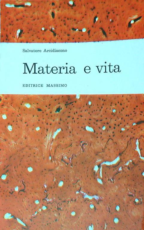 Materia e vita - Salvatore Arcidiacono - copertina