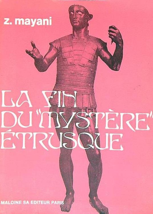 La fin du mystere etrusque - copertina