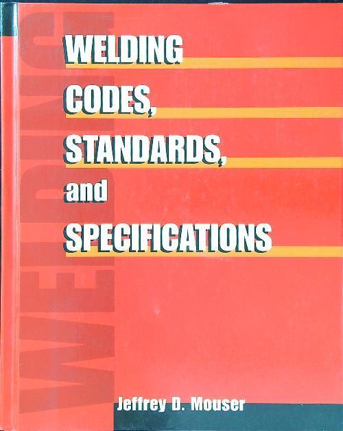 Welding codes, standards and specifications - copertina