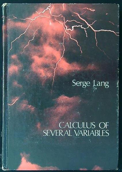 Calculus of several variables - Serge Lang - Libro Usato - Addison