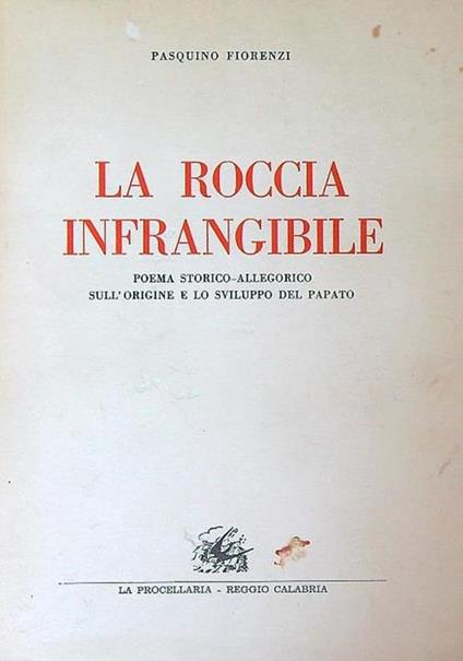 La roccia infrangibile - copertina