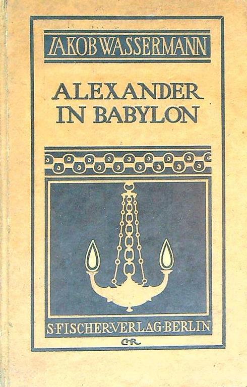 Alexander in Babylon - copertina