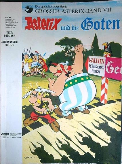 Asterix un die Goten - René Goscinny - copertina