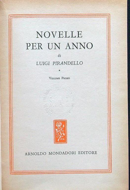 Novelle per un anno 4vv - Luigi Pirandello - copertina