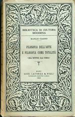 Filosofia dell'arte e filosofia come totalità