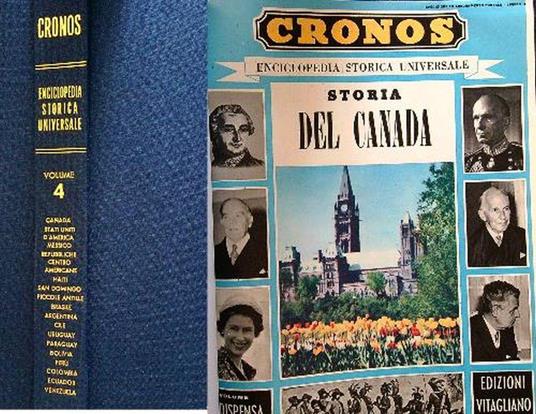 Cronos Enciclopedia storica universale vol 4 - 16 fascicoli - copertina