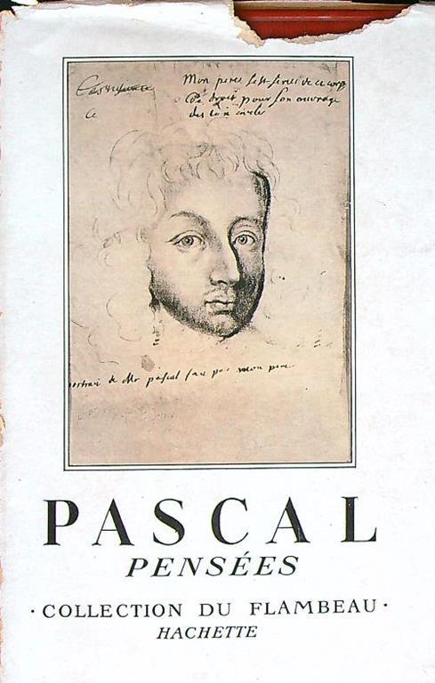 Pensees - Blaise Pascal - copertina
