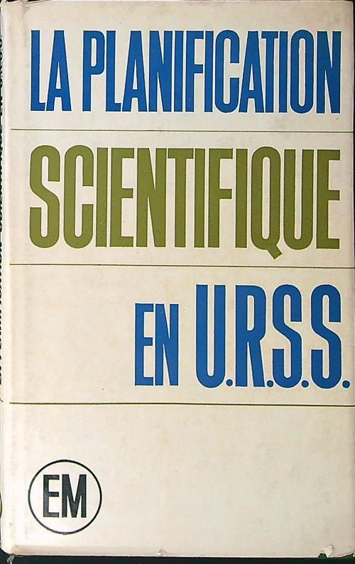 La planification scientifique en Urss - Efimov - copertina