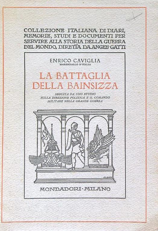 La battaglia della Bainsizza - Enrico Caviglia - copertina