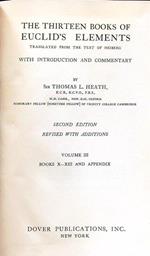 The thirteen books of Euclid's elements vol III