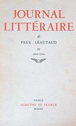 Journal Litteraire. IV 1922-1924