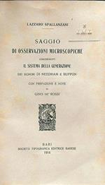 Saggio di osservazioni microscopiche