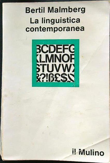 La linguistica contemporanea - Bertil Malmberg - copertina