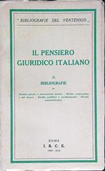 Il  pensiero giuridico italiano II