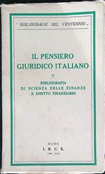 Il  pensiero giuridico italiano V