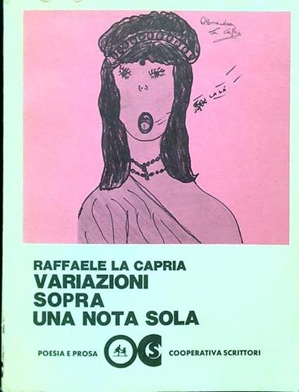 Variazioni sopra una nota sola - Raffaele La Capria - copertina