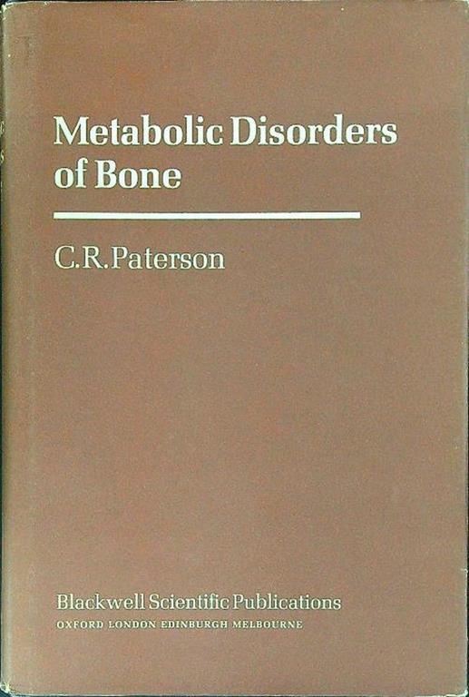 Metabolic Disorders of bone - copertina