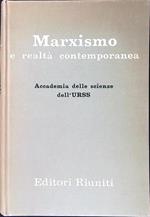 Marxismo e realtà contemporanea