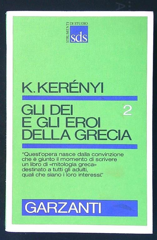 Gli dei e gli eroi della Grecia vol. 2 - copertina