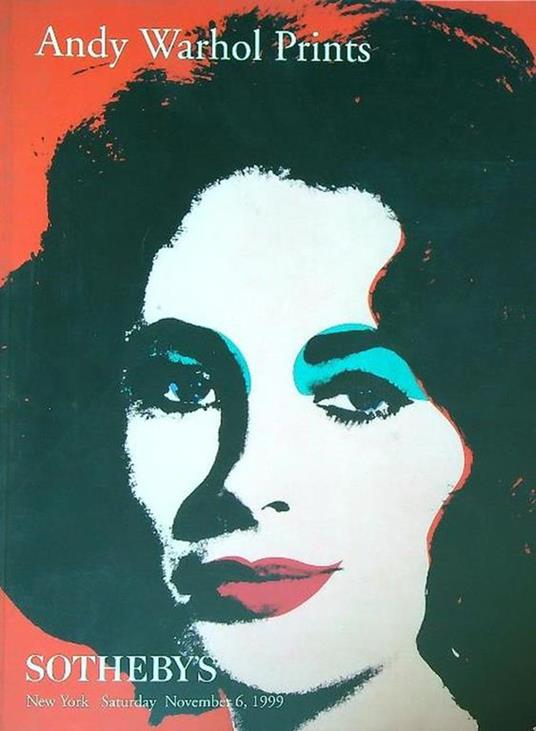 Sotheby's . Sale 7387. Andy Warhol Prints. November 6/1999 - copertina