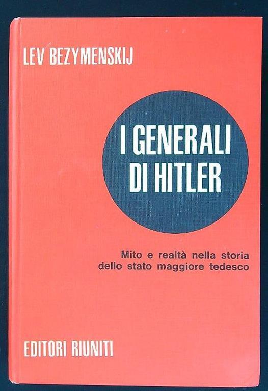 I generali di Hitler - copertina