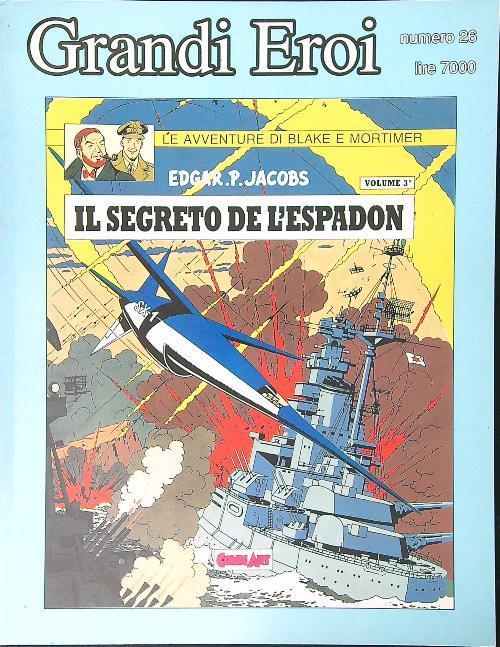 Blake&Mortimer Il segreto de l'Espadon 3 - Edgar P. Jacobs - copertina