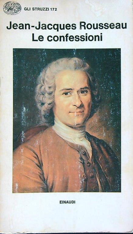 Le confessioni - Jean-Jacques Rousseau - copertina