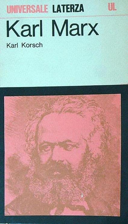 Karl Marx - Karl Korsch - copertina