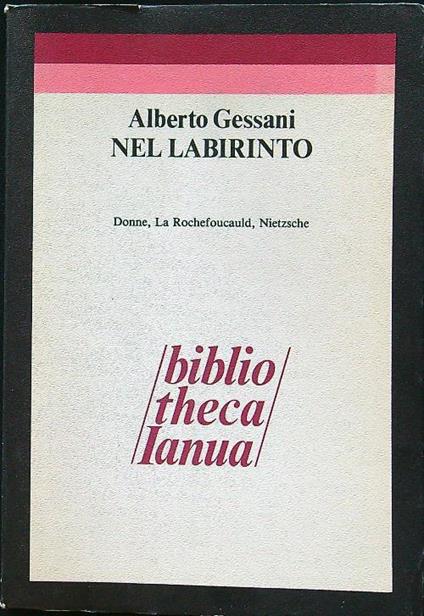 Nel labirinto - Alberto Gessani - copertina
