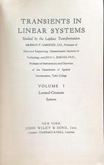 Transients in linear systems vol I