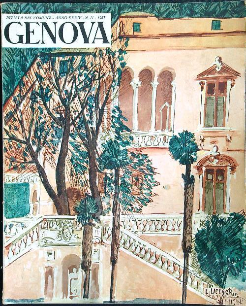 Genova anno XXXIV n. 11 1957 - copertina