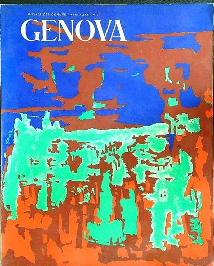 Genova anno XXXI n. 7 1954 - copertina