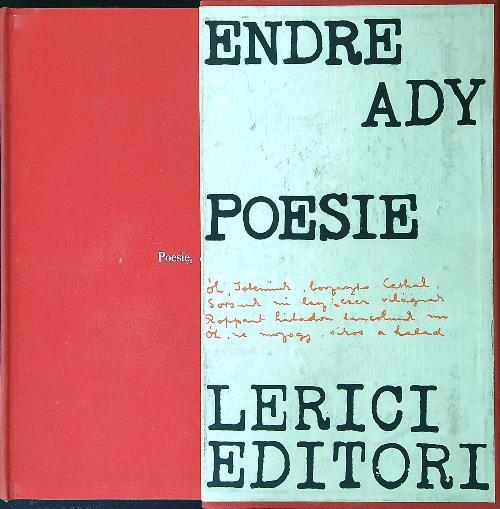 Poesie - Endre Ady - copertina