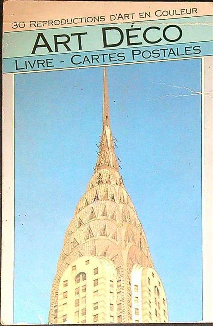 Art Deco. Livre - Cartes Postales. 30 reproductions d'art en couleur - copertina