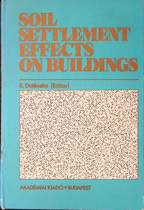Soil settlement effects on buildings - copertina