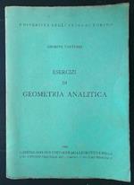 Esercizi di geometria analitica