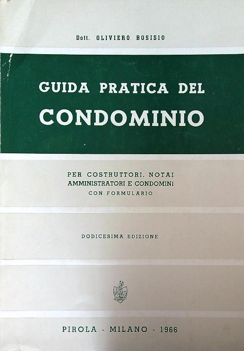 Guida pratica del condominio - Oliviero Bosisio - copertina