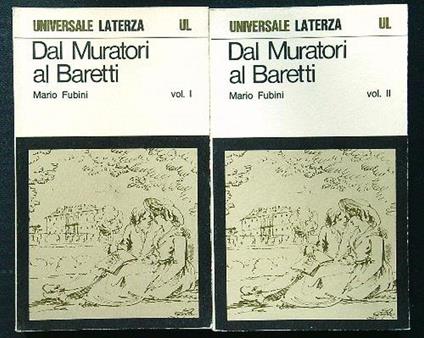 Dal Muratori al Baretti 2vv - Mario Fubini - copertina