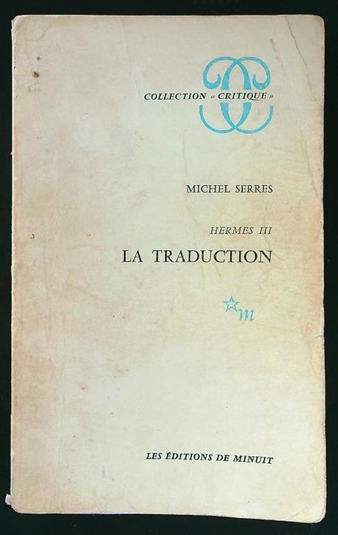 Hermes III La traduction - Michel Serres - copertina