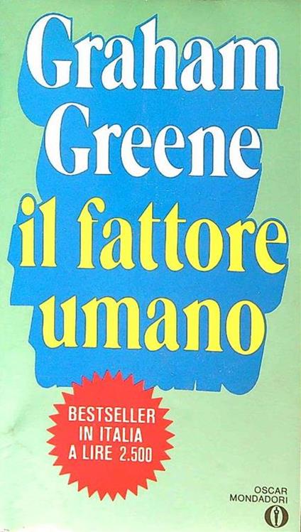 Il fattore umano - Graham Greene - copertina