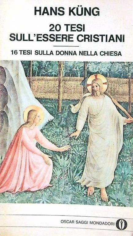 Venti tesi sull'essere cristiani - Hans Küng - copertina