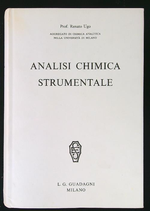 Analisi chimica strumentale - Renato Ugo - copertina