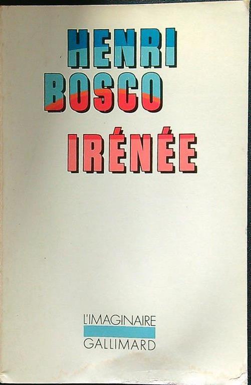 Irenee - Henri Bosco - copertina