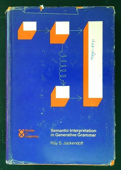 Semantic Interpretation in Generative Grammar - Ray Jackendoff - copertina