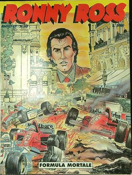 Ronny Ross n. 69/ottobre 1995: Formula mortale - copertina